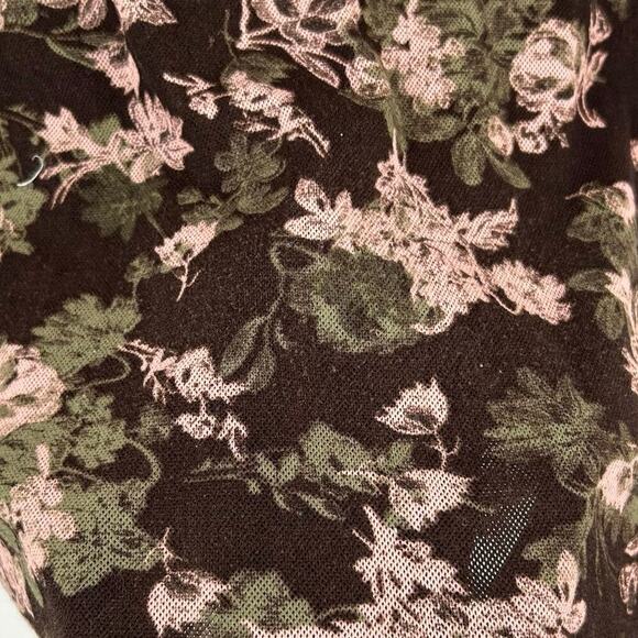 Rena Rowan Women 3/4 Sleeve Y2K Mesh Top Brown Fairy Grunge Boho Western Size XL - Picture 6 of 8